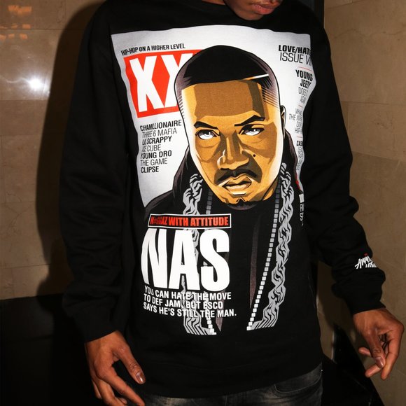 Nas Sweatshirt...XXL Magazine Cover - Picture 3 of 5